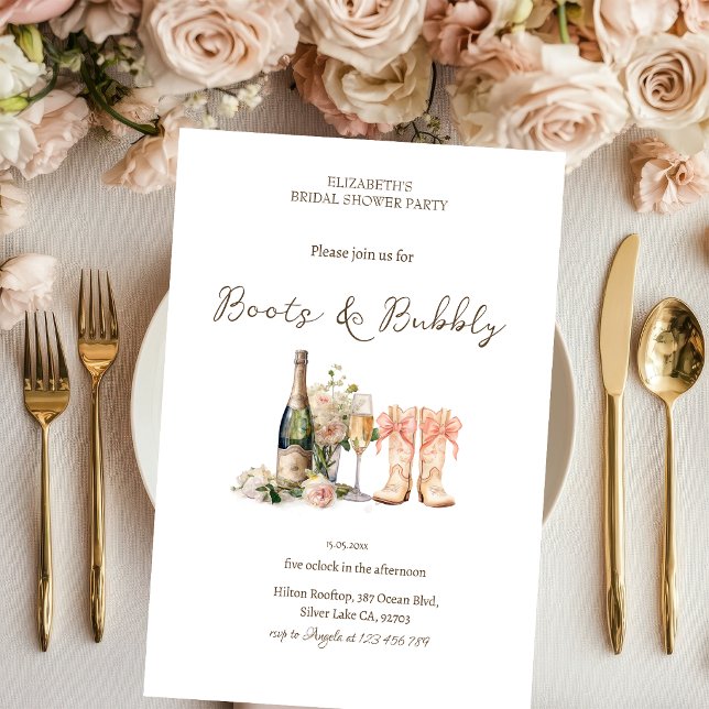 Invitación Zapatos de Flor de Vino para Despedida de Soltera  (Subido por el creador)