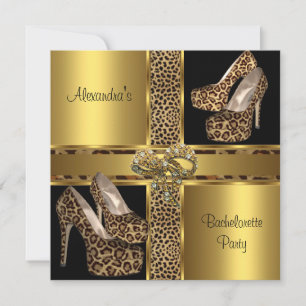 Invitación Zapatos de tacón alto para despedida de soltera Le