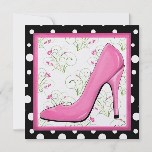 Invitación Zapatos fiestas - SRF (Anverso)