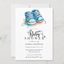 Zapatos para bebés | Baby Shower Blue Boy