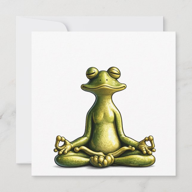 Invitación Zen Frog (Anverso)