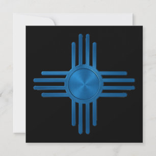 Invitación Zia Sol Azul