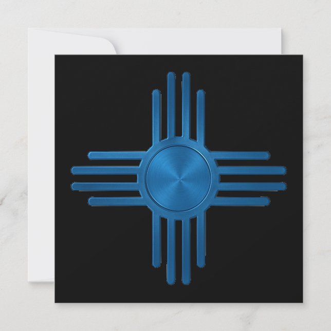 Invitación Zia Sol Azul  (Anverso)