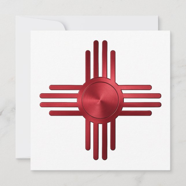 Invitación Zia Sol Rojo  (Anverso)