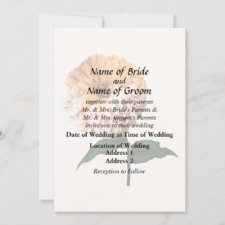 Invitación Zinnia en el punto de mira