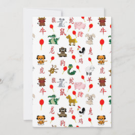 Invitación Zodiaco chino