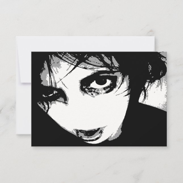 invitación zombie de Halloween (Anverso)