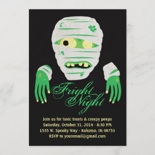 Invitación Zombie Halloween