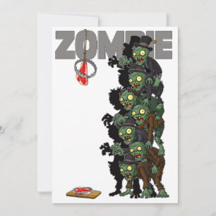 Invitación zombies