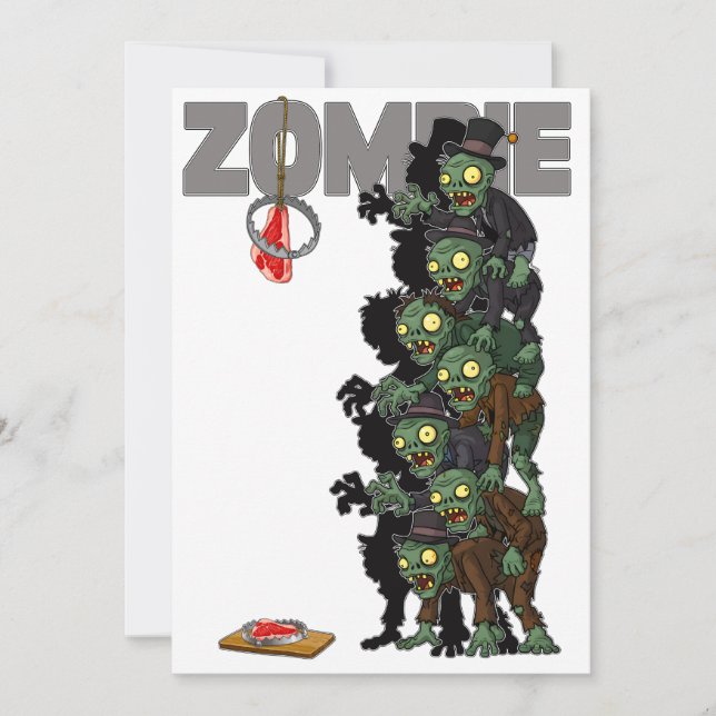 Invitación zombies (Anverso)