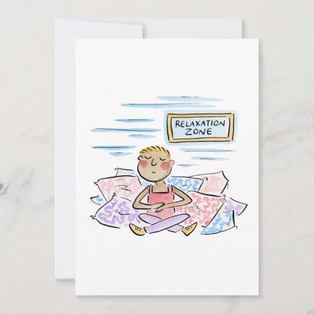 Invitación Zona de relajación (Anverso)