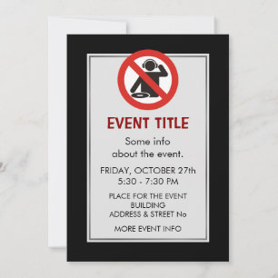Invitación Zona libre de DJ
