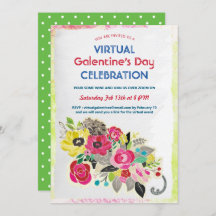 Zoom de celebración del Día de la Galentina Virtua