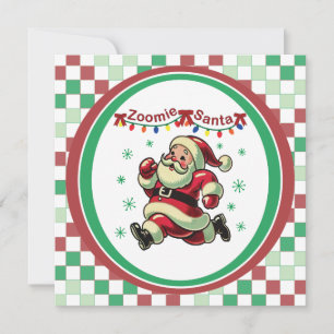 Invitación Zoomie Santa Navidad