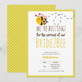 Invitación ZUMBIDO POR LA LLEGADA de LA NOVIA2BEE Fiesta de D