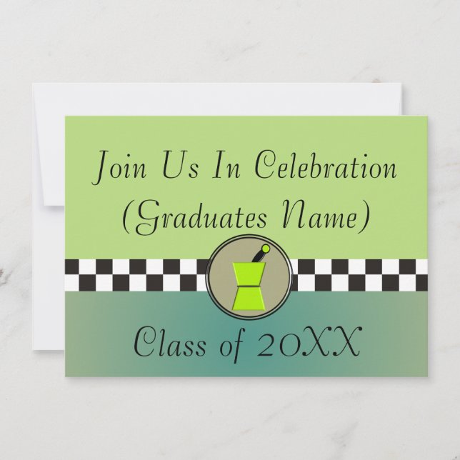 Invitaciones 20XX de la graduación del (Anverso)