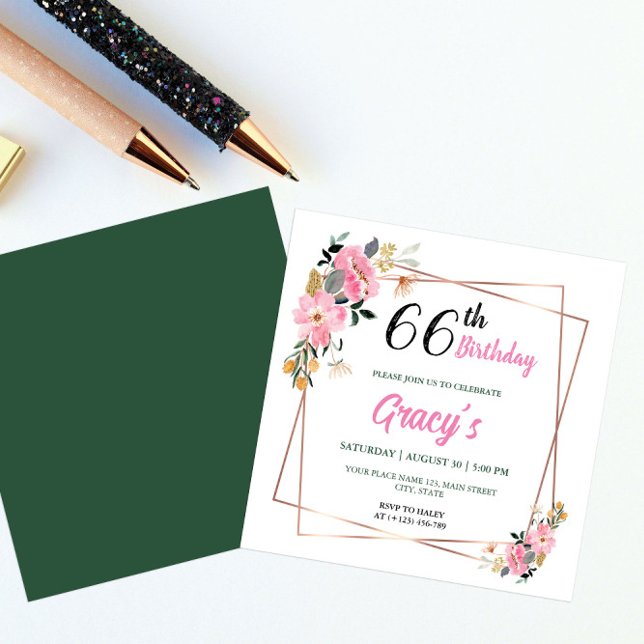 Invitaciones 66º cumpleaños (Subido por el creador)