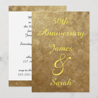 Invitaciones a 50 años de boda