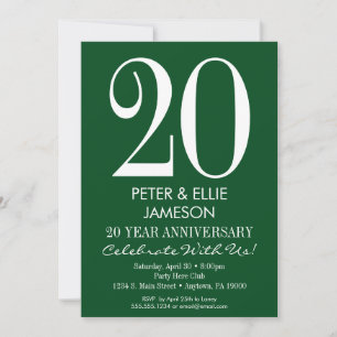 Invitaciones a años simples de la modernidad verde