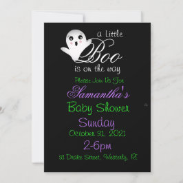 Invitaciones a Baby Shower de Halloween