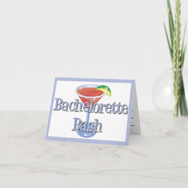 Invitaciones a Bachelorette Bash (Anverso)