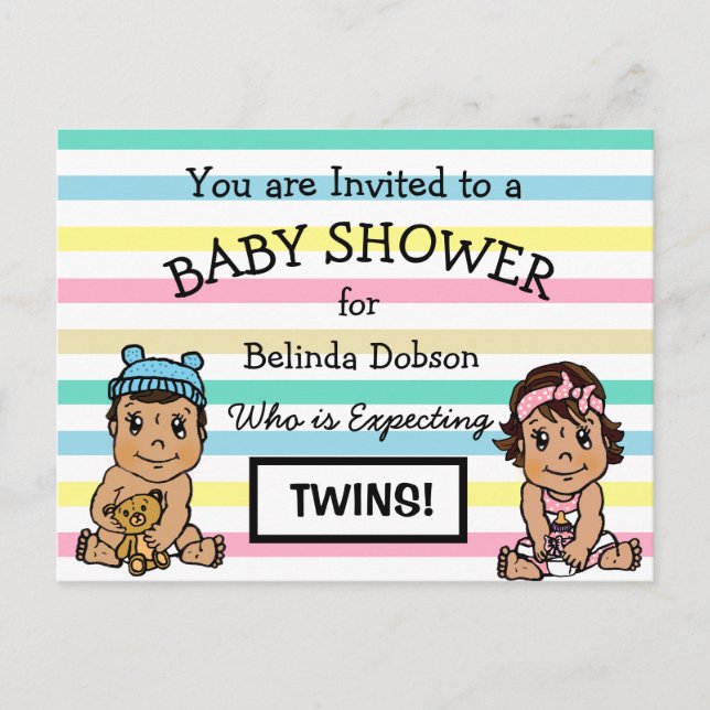 Invitaciones a bañador de cerdos hispanos (Anverso)