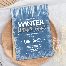 Invitaciones a bañador de invierno Purpurina de hi