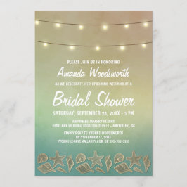 Invitaciones a bañador de mariscos con marea Starf