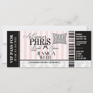Invitaciones a bañador de novias por la noche en P