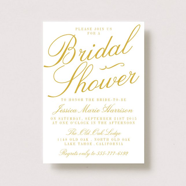 Invitaciones a bañador de oro y novia blanca (Subido por el creador)