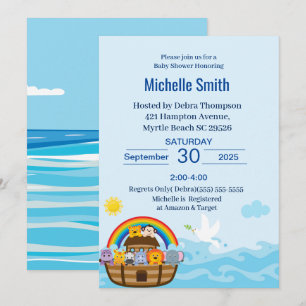 Invitaciones a bañarse en el arca de Noé
