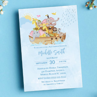 Invitaciones a bañarse en el arca de Noé