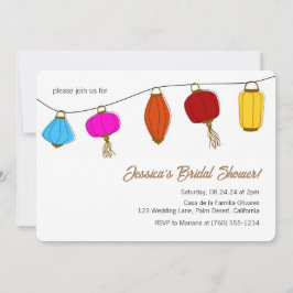 Invitaciones a bañarse en una linterna china