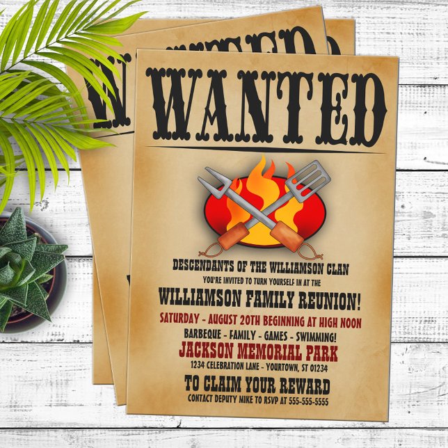 Invitaciones a Barbacoa de Reunión Familiar con Ca (Subido por el creador)