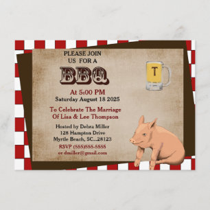 Invitaciones a barbacoa para parejas