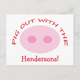 Invitaciones a barbacoa para reunión familiar dive