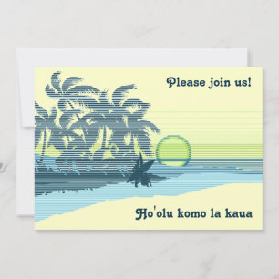 Invitaciones a Big Sunset Luau