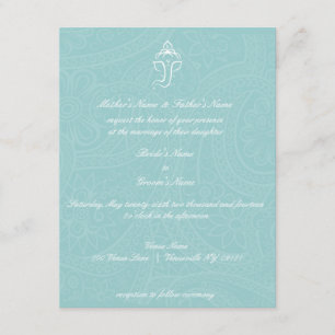 Invitaciones a Blue Ganesha