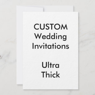 Invitaciones a boda personalizado ULTRA THICK 5"x7