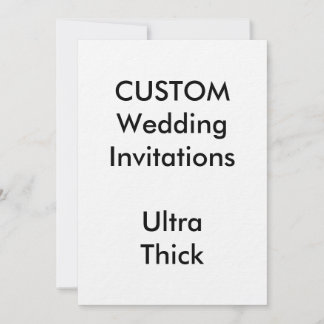 Invitaciones a boda personalizado ULTRA THICK 5"x7