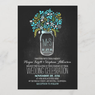 invitaciones a bodas a bordo de pizarra de masón f