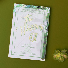 Invitaciones a bodas botánicas florales y de veget
