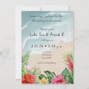 Invitaciones a bodas con sangre de paraíso