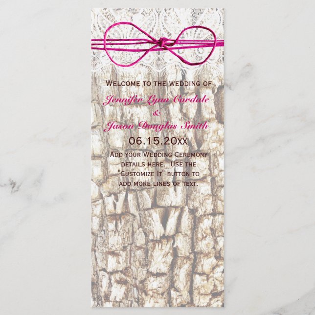 Invitaciones a bodas de casamiento rústico de camo (Anverso)