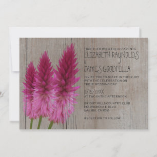 Invitaciones a bodas de celosia rusa