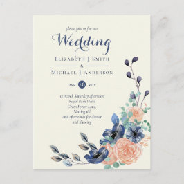 Invitaciones a bodas de coral de la Marina de Pres