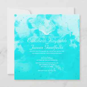 Invitaciones a bodas de destino de cascos de playa