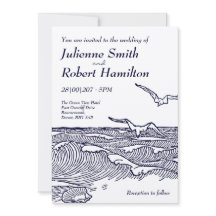 Invitaciones a bodas de destino de playa de Moda r