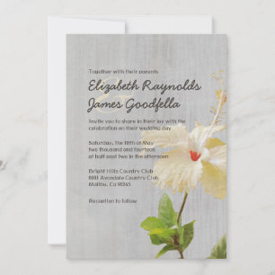 Invitaciones a bodas de Hibiscus