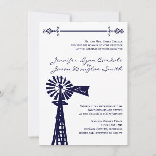 Invitaciones a bodas de la Marina Rural de Windmil